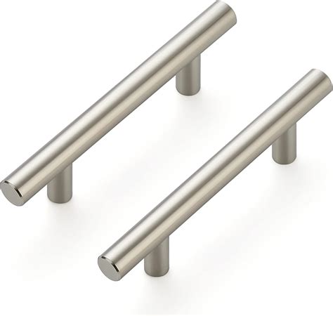 brushed stainless steel kitchen cabinet hardware|stainless steel cabinet knobs.